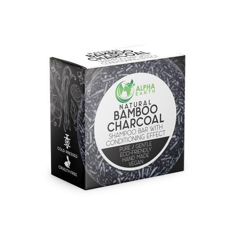 Bambo Earth 2-in-1 Shampoo Bar- BAMBOO CHARCOAL