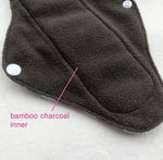 Bamboo & Charcoal Reusable/Washable Menstrual Pads
