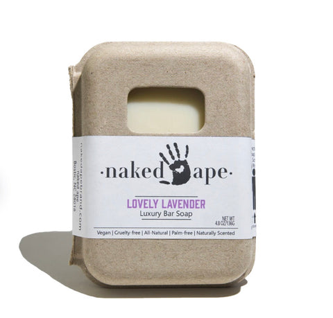 Naked Ape Luxury Bar Soap- Lovely Lavender